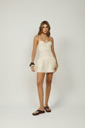 CLEO MINI DRESS - CREAM