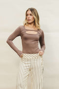 BIANCA BODYSUIT - CHOCOLATE
