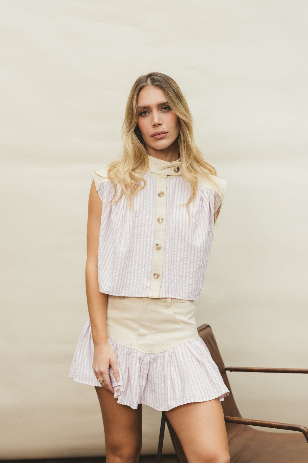 BLAIRE SKIRT- PINK