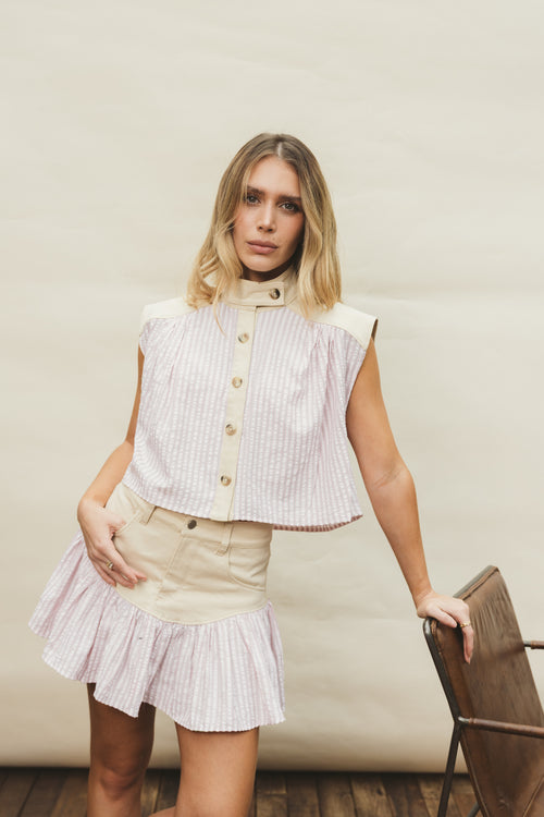 BLAIRE SKIRT- PINK