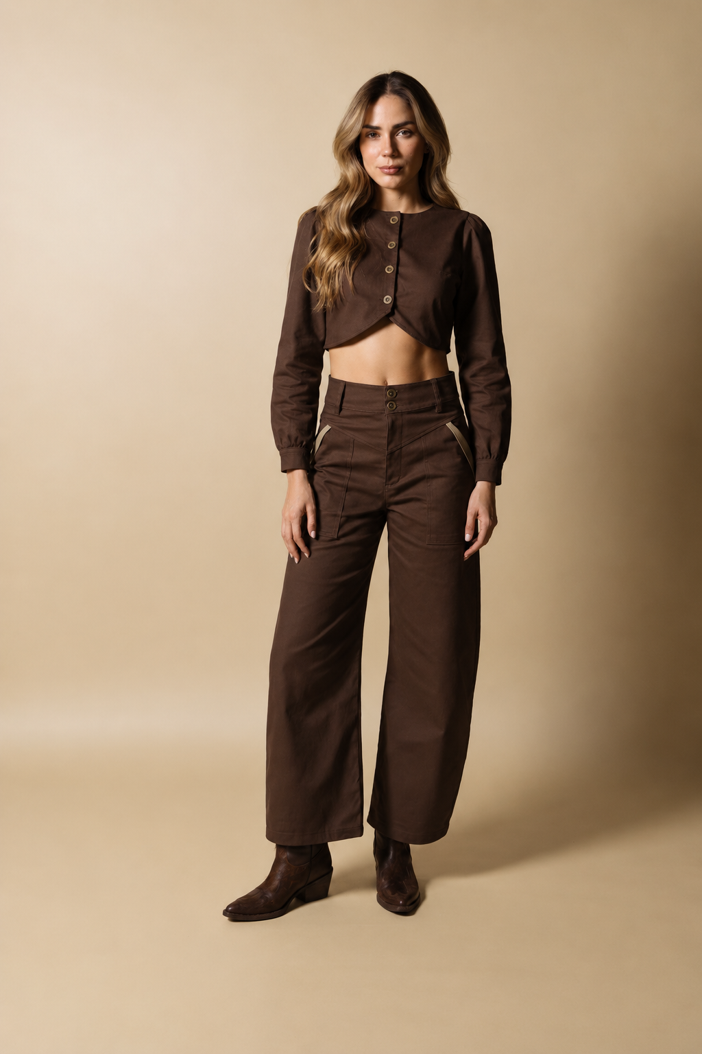 DIXIE PANT - TABACO
