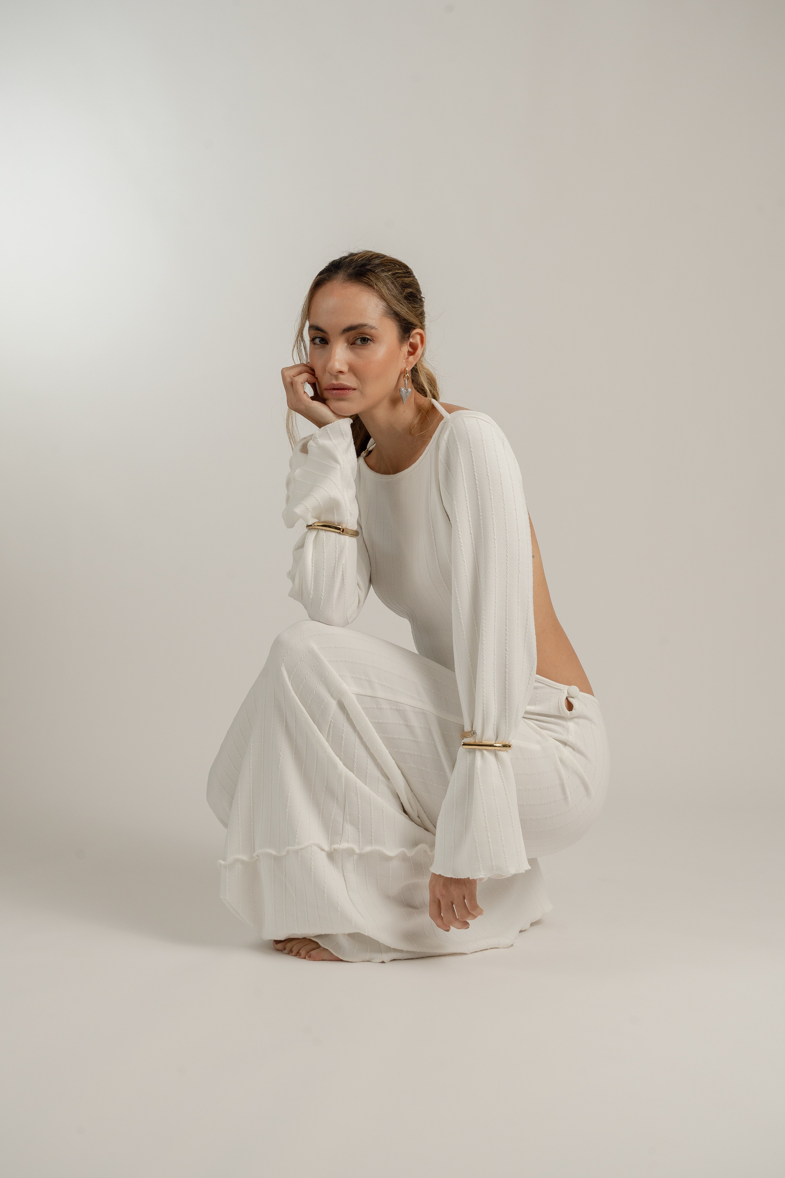 BRUNA MAXI DRESS - WHITE