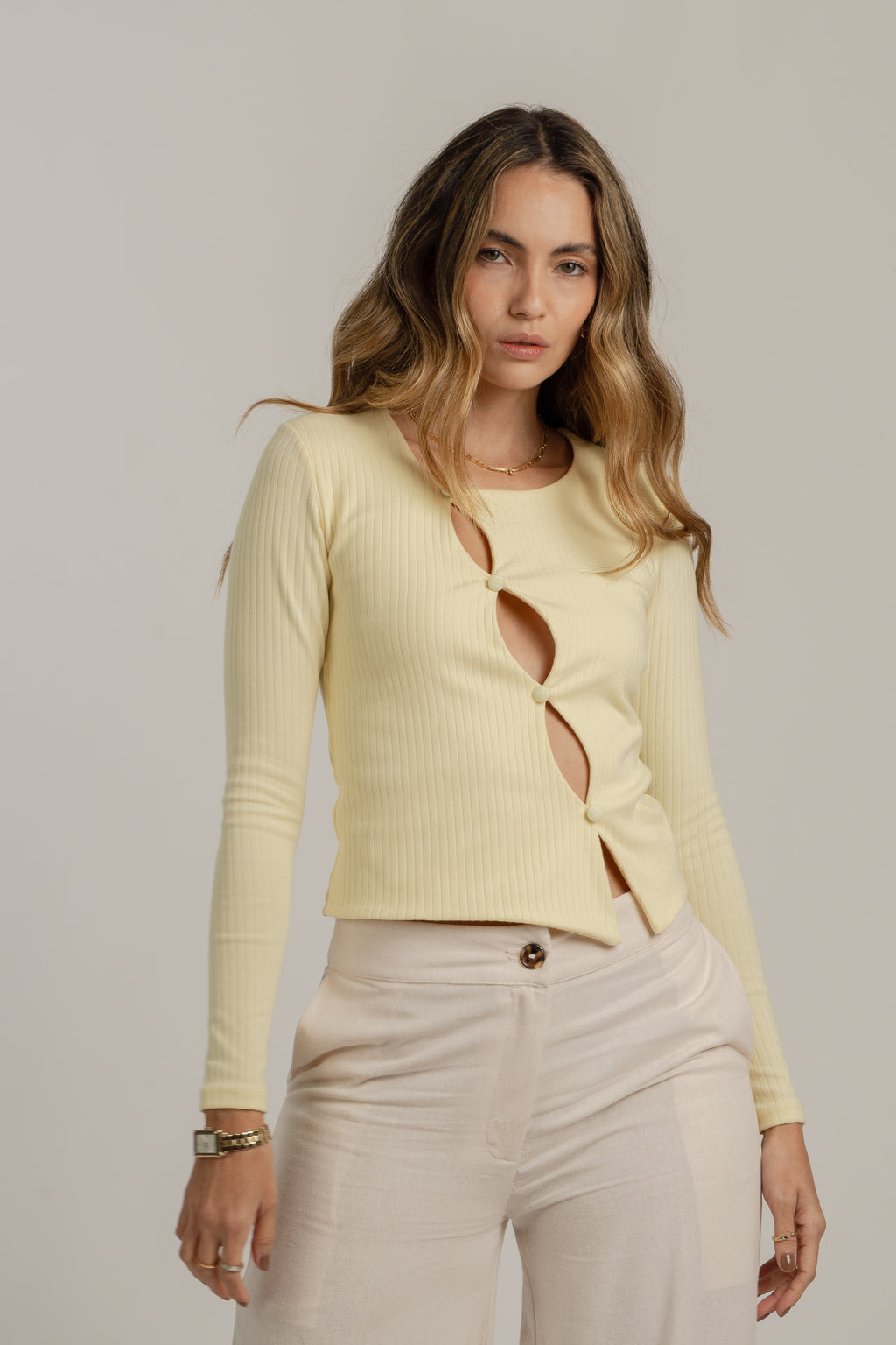 HALO KNIT- BUTTER