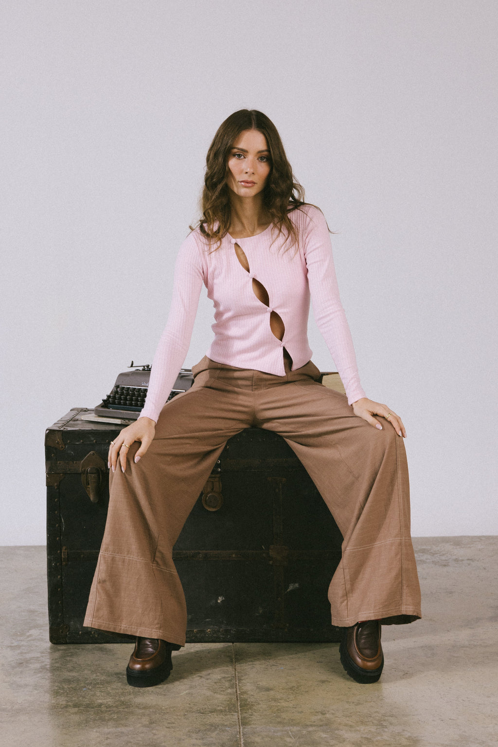 HALO KNIT- BABY PINK