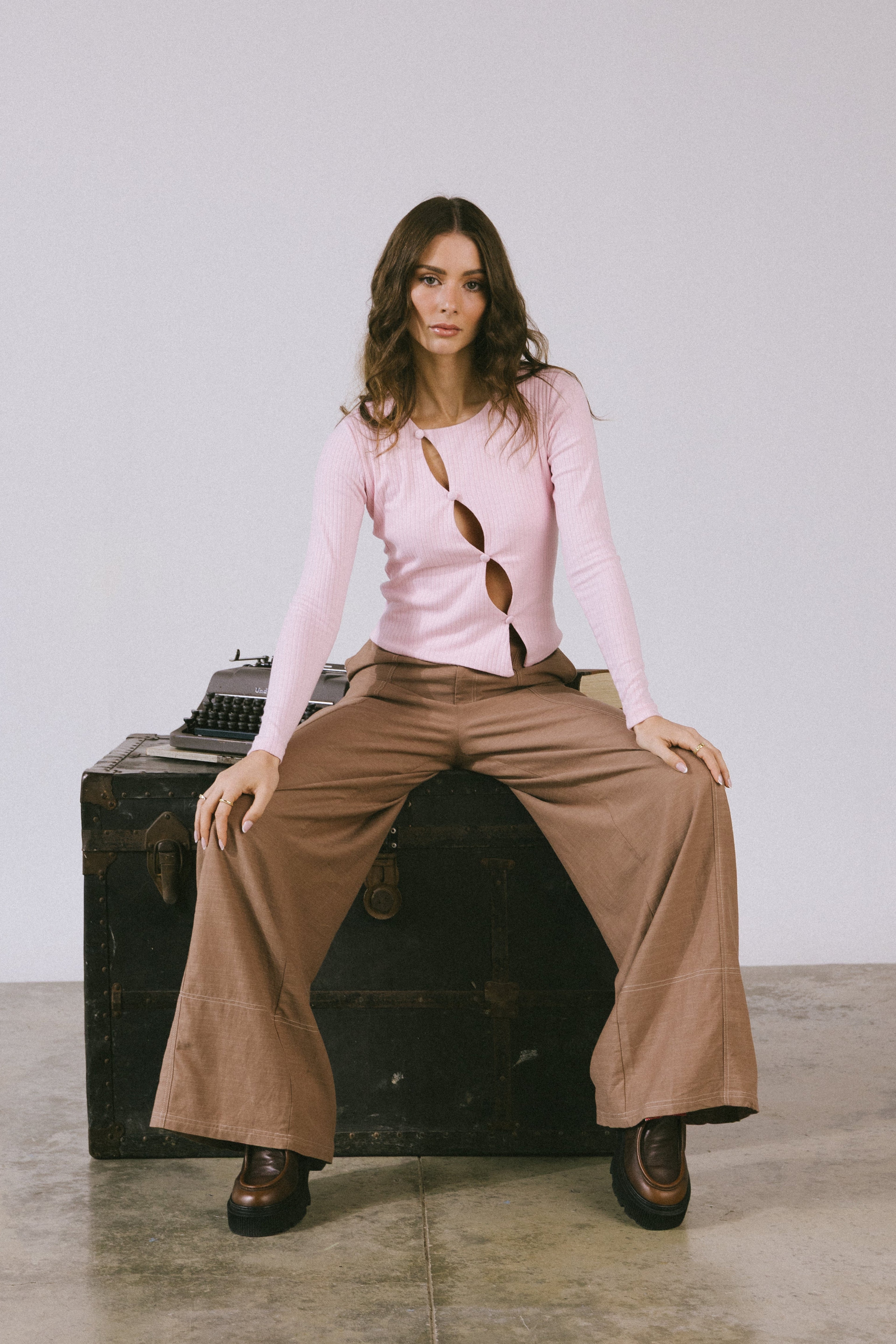 HALO KNIT- BABY PINK