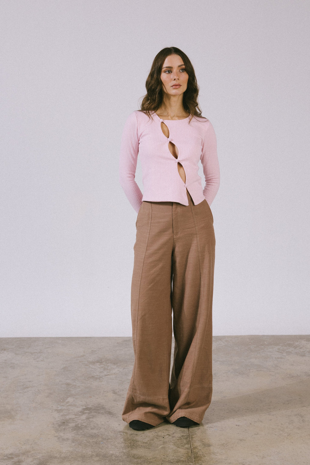 HAMPTONS PANT - COFFEE