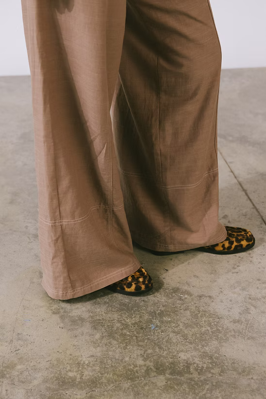 HAMPTONS PANT - COFFEE