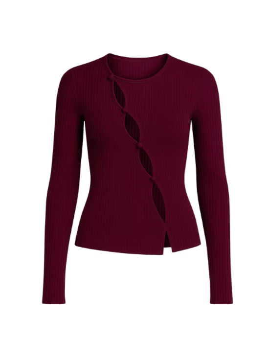 HALO KNIT- BURGUNDY