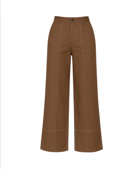 HAMPTONS PANT - COFFEE