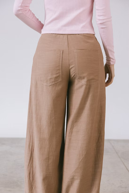 HAMPTONS PANT - COFFEE