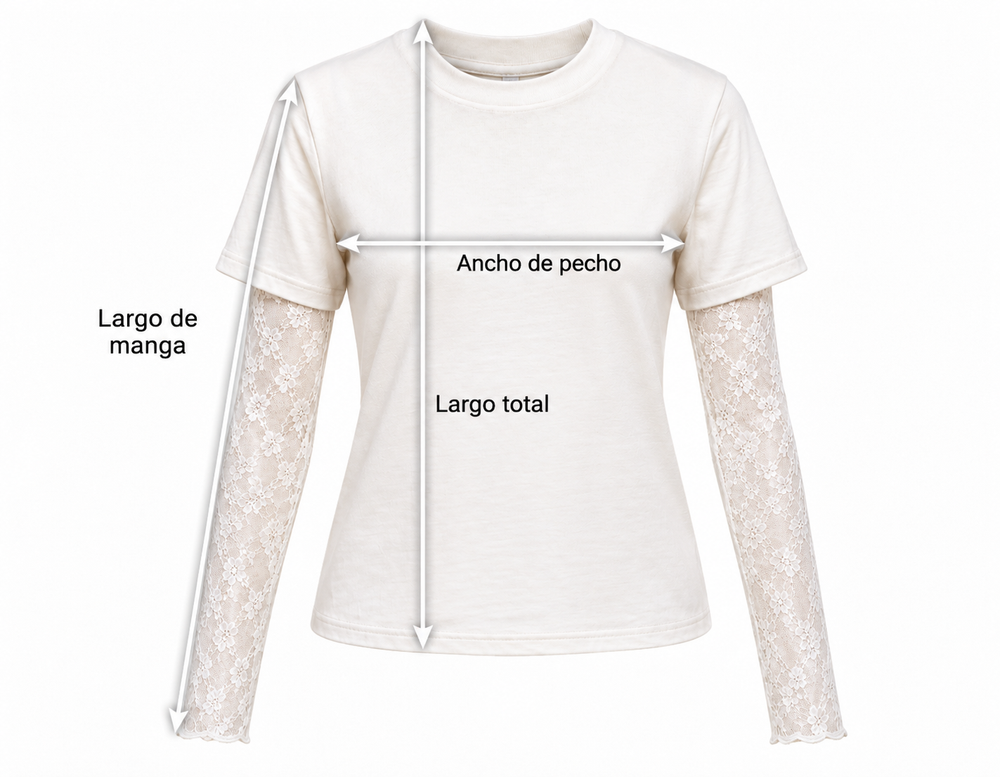 Medidas de la prenda